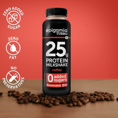 epigamia Turbo Coffee Protein Milkshake