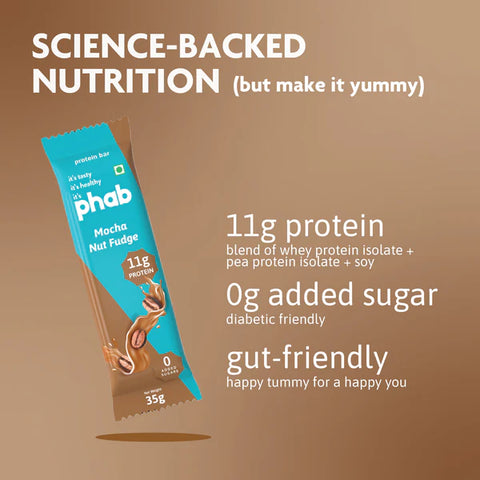 Phab Mocha Fudge Mini Protein Bar