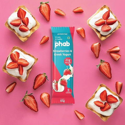 Phab Strawberry and Greek Yogurt Protein Bar