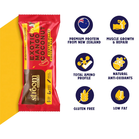 Stroom Exotic Mango Coconut Protein Bar
