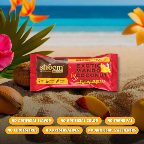Stroom Exotic Mango Coconut Protein Bar