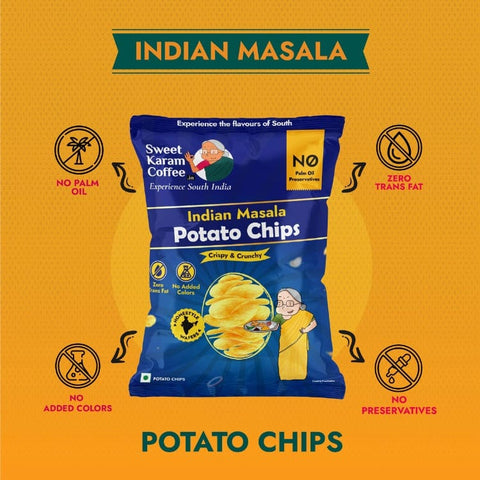 Sweet Karam Coffee Indian Masala Potato Chips
