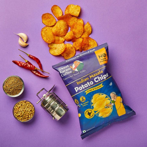 Sweet Karam Coffee Indian Masala Potato Chips