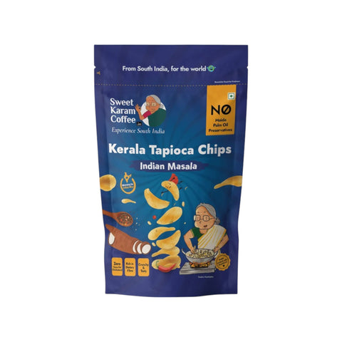 Sweet Karam Coffee Indian Masala Tapioca Chips