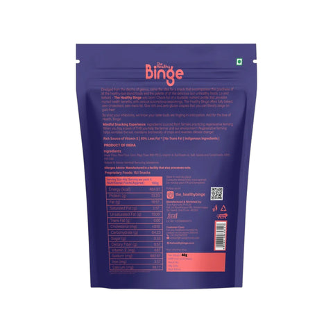 The Healthy Binge Ragi Baked Chips Cajun Spice
