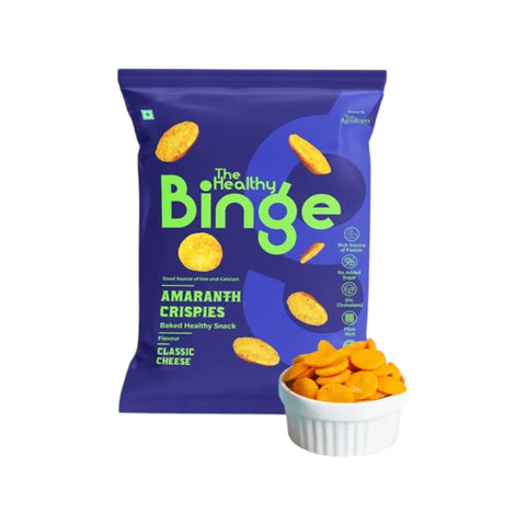 The Healthy Binge Millet Baked Chips Classic Cheese
