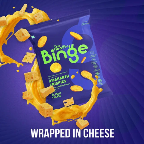 The Healthy Binge Millet Baked Chips Classic Cheese