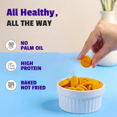 The Healthy Binge Ragi Baked Chips Cajun Spice
