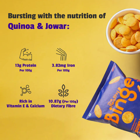 The Healthy Binge Quinoa Baked Chips Smokey Bbq