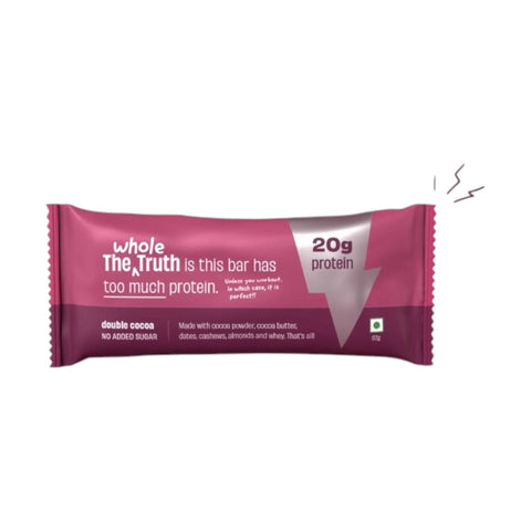 The Whole Truth Double Cocoa Protein Bar
