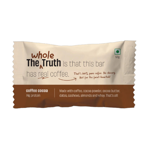 The Whole Truth Coffee Cocoa Mini Protein Bar