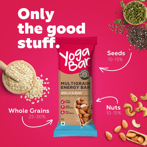 Yoga Bar Vanilla Almond Multigrain Energy Bar