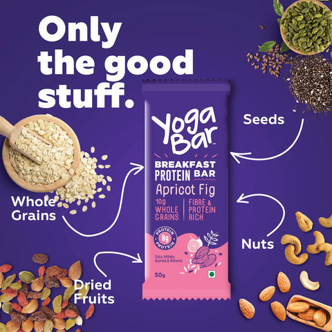 Yoga Bar Apricot Fig Breakfast Protein Bar