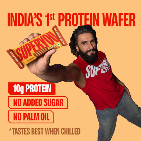 SuperYou Peanut Butter Wafer Protein Bar