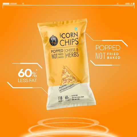 4700BC Popped Corn Chips+ Cheese & Herbs