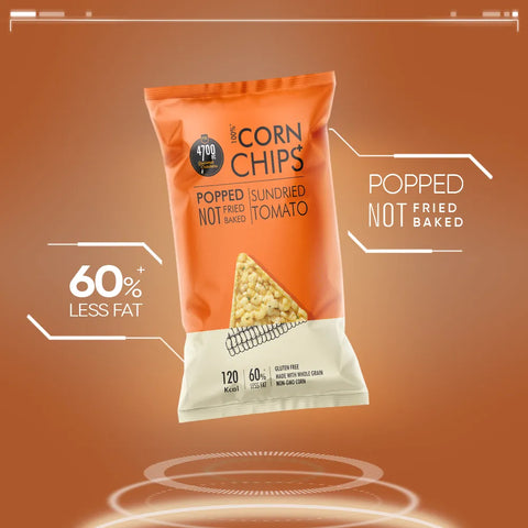 4700BC Popped Corn Chips+ Sun Dried Tomato