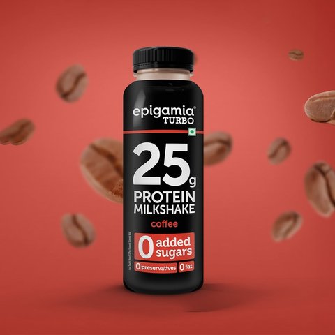epigamia Turbo Coffee Protein Milkshake