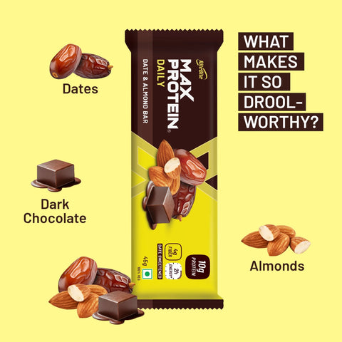 Max Protein Daily Date & Almond Protein Bar