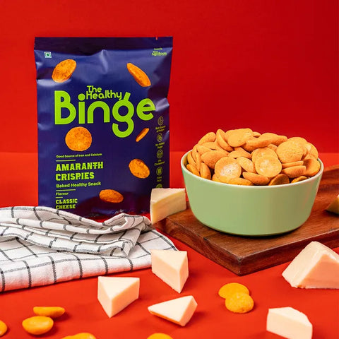 The Healthy Binge Millet Baked Chips Classic Cheese