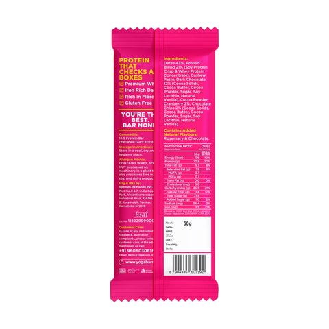 Yoga Bar Dark Chocolate and Cranberry Mini Protein Bar