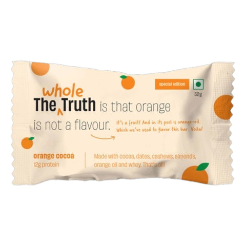 The Whole Truth Orange Cocoa Protein Bar